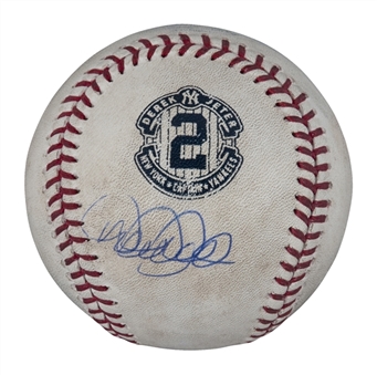 2014 Derek Jeter Game Used And Signed OML Selig Baseball From His Last Home Run Game (MLB Authenticated/Steiner)